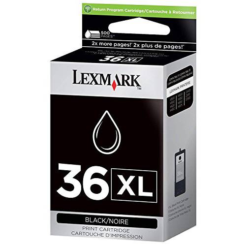 Lexmark 18C2170 36XL X3650 X4650 X5650 X6650 X6675 Z2420 잉크카트리지 프린트잉크 (Black) in 소매 포장, 패키징