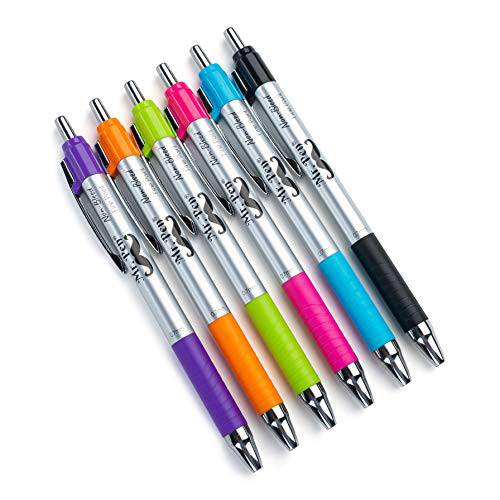 Mr. Pen 새지않는 펜 성경 Pens 파인 팁 다양한 컬러 Pack 6