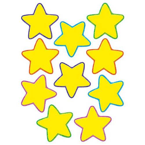 Teacher Created Resources Yellow Stars Accents (4591)