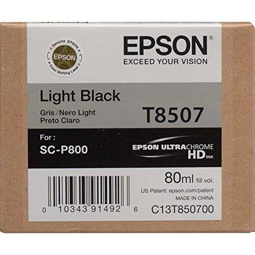 Epson T850700 T850 UltraChrome HD 라이트 블랙 잉크