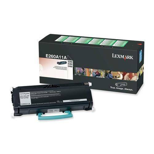 Lexmark E260A11A E260 E360 E460 E462 토너,잉크토너 카트리지 (블랙) in 리테일 포장, 패키징