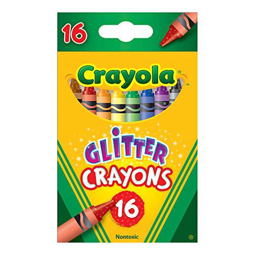 Crayola  글리터, 빤짝이 크레용,크레파스, 레귤러 사이즈, 16 Count