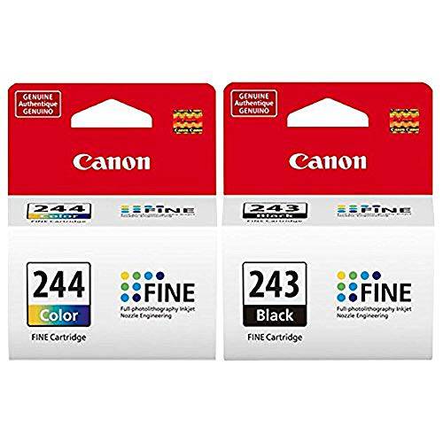 Canon PG-243 블랙 CL-244 컬러 잉크카트리지, 프린트잉크 벌크, 대용량 프리 e-gift 포함