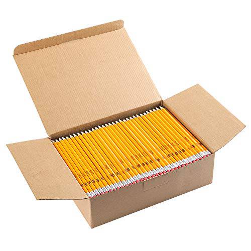 Wood-Cased 2 HB 연필, Yellow, Pre-sharpened, Class 팩, 320 연필