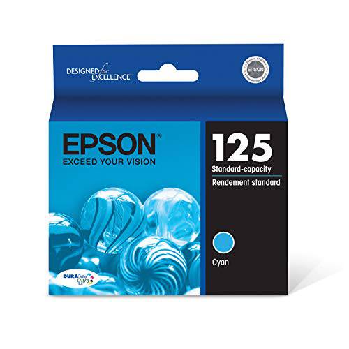 Epson T125220-S DURABrite 울트라 Cyan 스탠다드 용량 카트리지 잉크