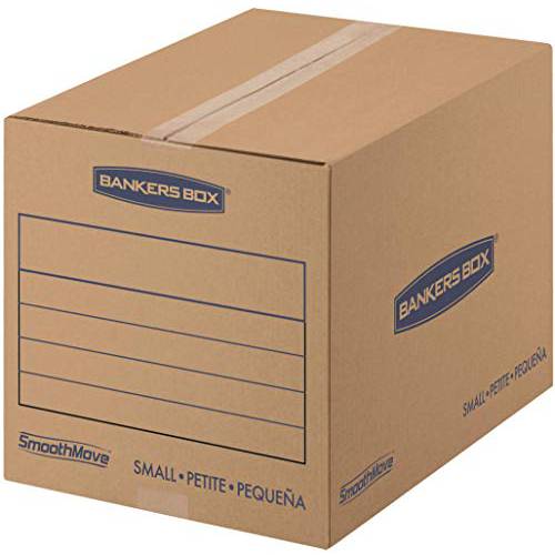 Bankers Box SmoothMove 베이직 이사 Boxes, 스몰, 16 x 12 x 12 인치, 15 팩 (7713802)