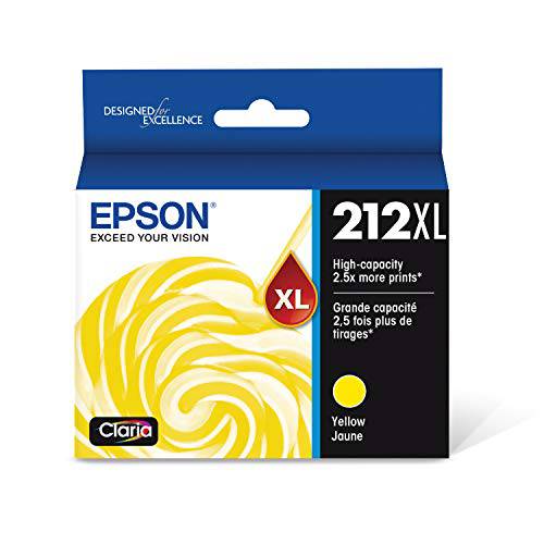 Epson T212 Claria 하이 용량 카트리지 잉크 - Yellow (T212XL420-S)