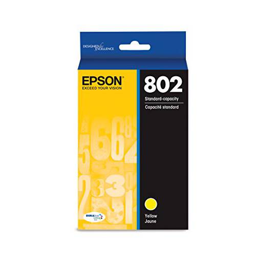 Epson T802420 DURABrite 울트라 Yellow 스탠다드 용량 카트리지 잉크