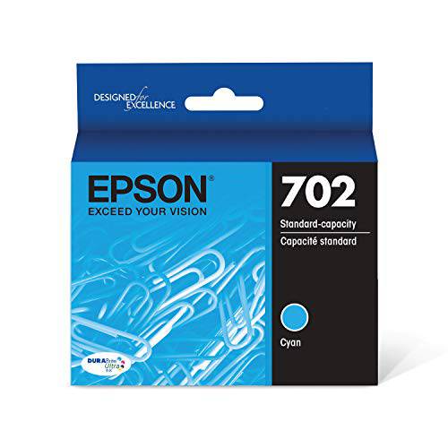 Epson T702220 DURABrite 울트라 Cyan 스탠다드 용량 카트리지 잉크