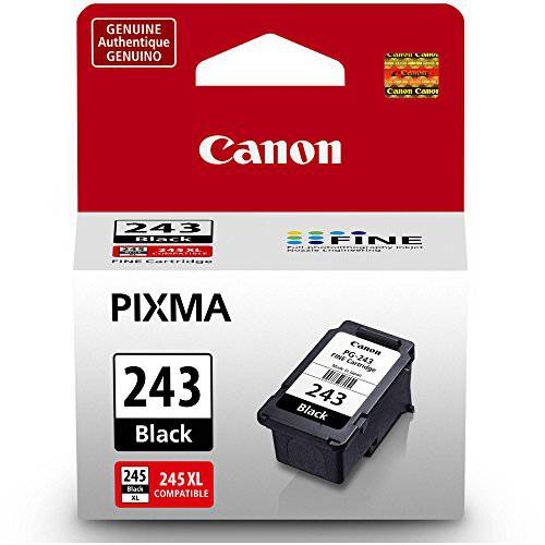 Canon PG-243 잉크카트리지, 프린트잉크 호환가능한 to iP2820 MX492, MG2420, MG2520, MG2920, MG2922, MG2924 MG3020, MG2525, TS3120, TS302, TS202 and TR4520, 블랙