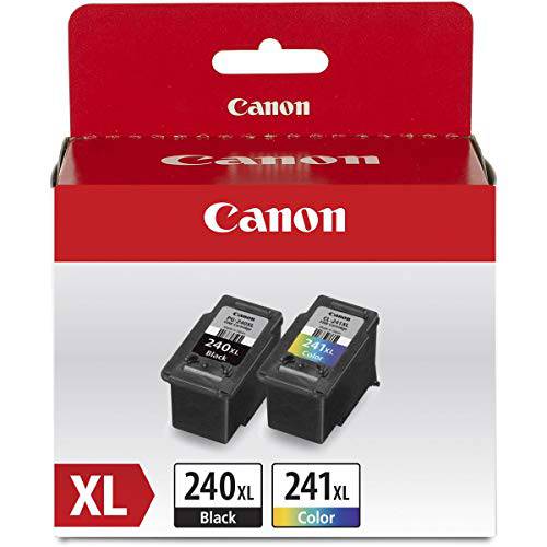 Canon PG-240 XL 블랙& CL-241 XL 컬러 잉크카트리지, 프린트잉크 밸류 팩 PIXMA 프린터
