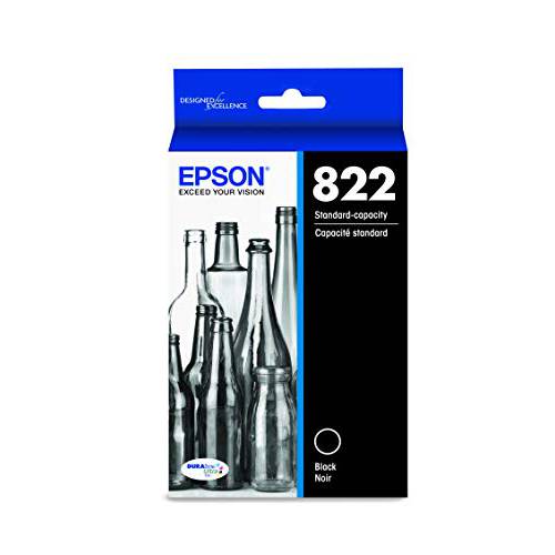 Epson DURABrite 울트라 T822 스탠다드 용량 카트리지 잉크 - 블랙 ( Epson DURABrite 울트라 T822 스탠다드 용량 카트리지 잉크 - 블랙 (T822120-S)