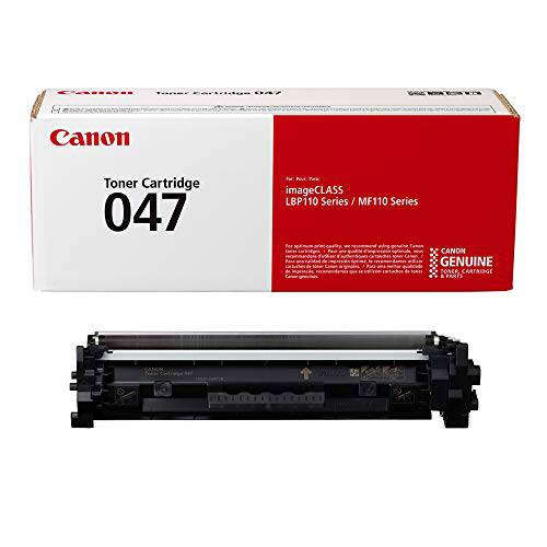 Canon  정품 토너,잉크토너, 카트리지 047 블랙 (2164C001), 1 팩, Canon ImageClass LBP113w, MF113w 레이저 프린터