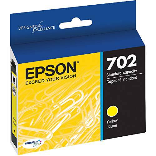 Epson T702420 DURABrite 울트라 Yellow 스탠다드 용량 카트리지 잉크, Model:T702420-S