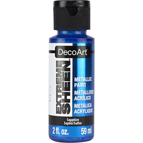 DecoArt 2 Ounce, 사파이어 익스트림 광택 페인트, 2 oz