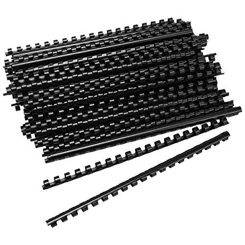 아마존 Basics 플라스틱 바인딩 Comb, 100 Pcs/ 박스, 19-Holes, 0.4 in (10 mm), 60 시트