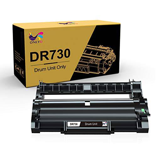 ONLYU 호환가능한 드럼 유닛 교체용 Brother DR730 DR760 DR-730 DR 730 to 사용 HL-L2370DW HL-L2390DW MFC-L2750DW MFC-L2710DW DCP-L2550DW (드럼 유닛, NOT 포함 토너,잉크토너)