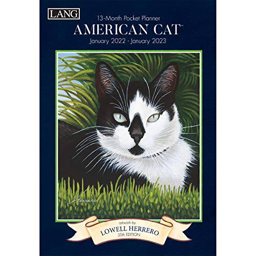 Lang 아메리칸 고양이 2022 먼슬리 포켓 플래너, 다이어리 (22991003156)