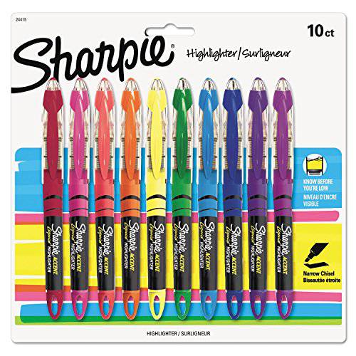 SAN24415PP - SHARPIE Pen-Style 리퀴드 형광펜