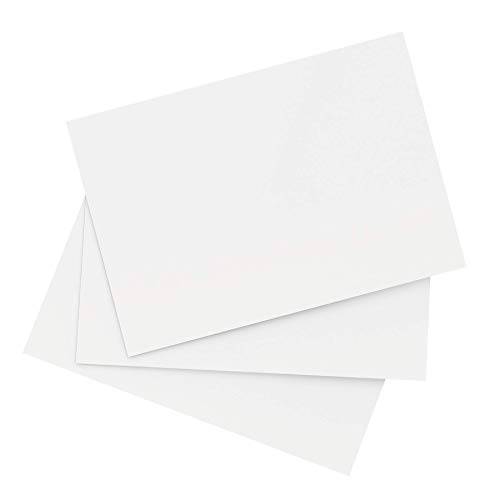 블리스 Collections 블랭크 두꺼운종이, 명함 종이, 카드 종이, 5 x 7 팩 of 100 Heavyweight 커버 Stock or 카드스톡,인쇄용지, 100 LB, 부드러운 화이트 96 밝기, Best 인덱스 카드, 플래시 카드, 학교 아트 프로젝트, Made in the USA