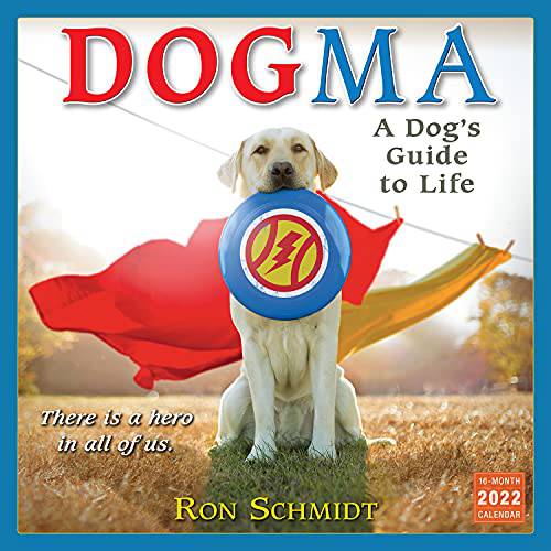 판매자 Publishing, Dogma: A Dog’s 가이드 to Life 2022 벽면 달력 16-Month (CA-1235)