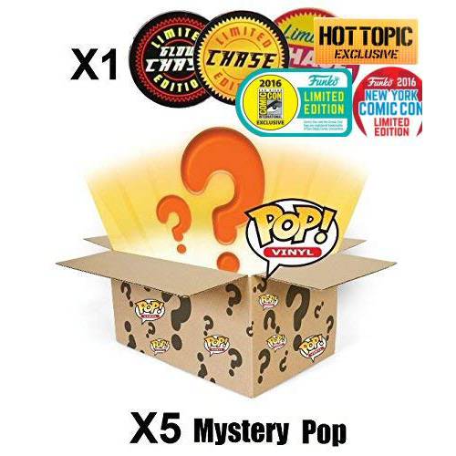 POP Funko Mystery 6 팩 w 1 랜덤 한정판 Chase - Stylized 비닐 피규어 세트 New