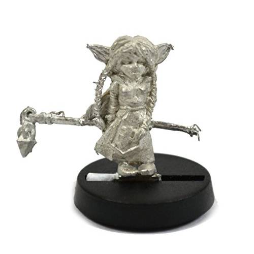 Stonehaven Gnome Cleric 미니사이즈 피규어 (for 28mm 스케일 테이블 탑 워 게임) - Made in USA