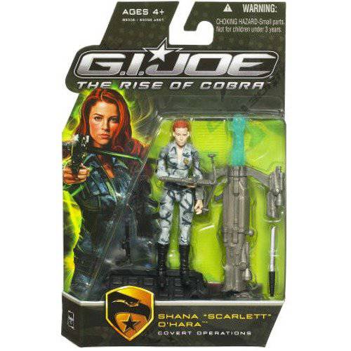 G.I. Joe The Rise of 코브라 3 3/ 4 액션 피규어 Shana 스칼렛 O’ Hara (Covert 작업)