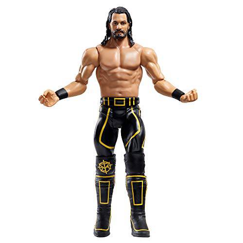 WWE Seth Rollins 레슬매니아 35 6-inch (15.24 cm) 액션 피규어 관절, Life-Like 디테일 and Authentic 링 기어