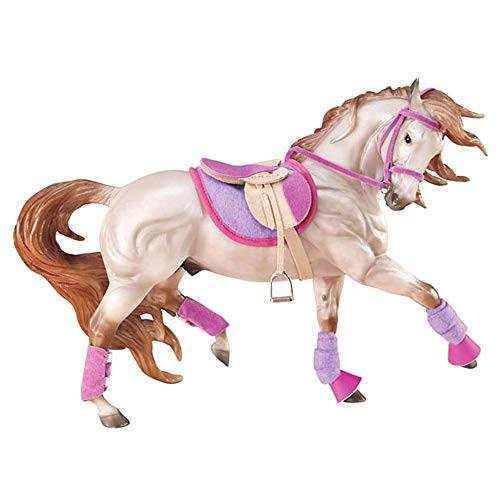 Breyer 2050 전통 영어 라이딩 세트 - 핫 컬러 - Horse 장난감 악세사리, 1:9 스케일, 핑크 퍼플