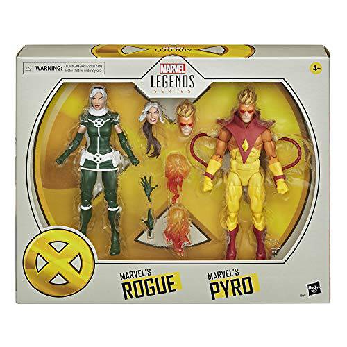 X-Men 마블 Legends: Pyro and 로그 6 인치 액션 피규어 2-Pack